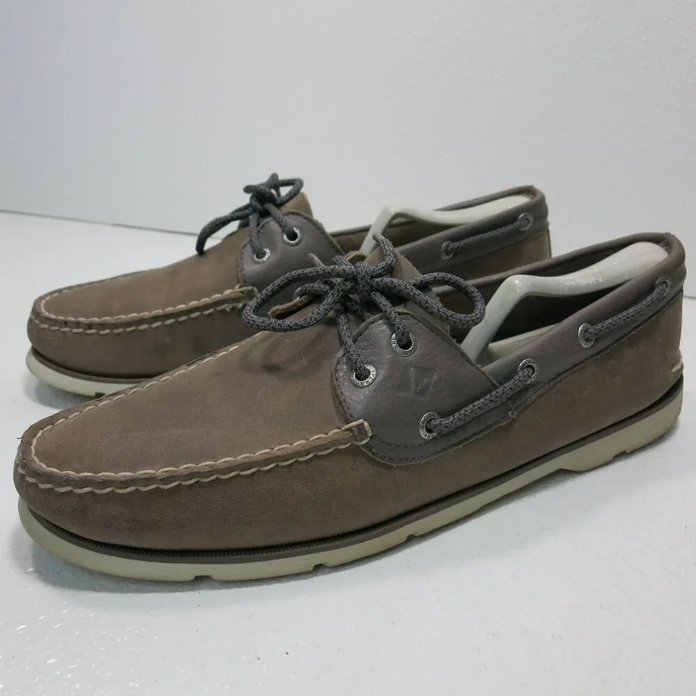 Sperry Nubuck Leather Top-Sider Deck Boat Men's Footwear Comfort Shoes 10.5